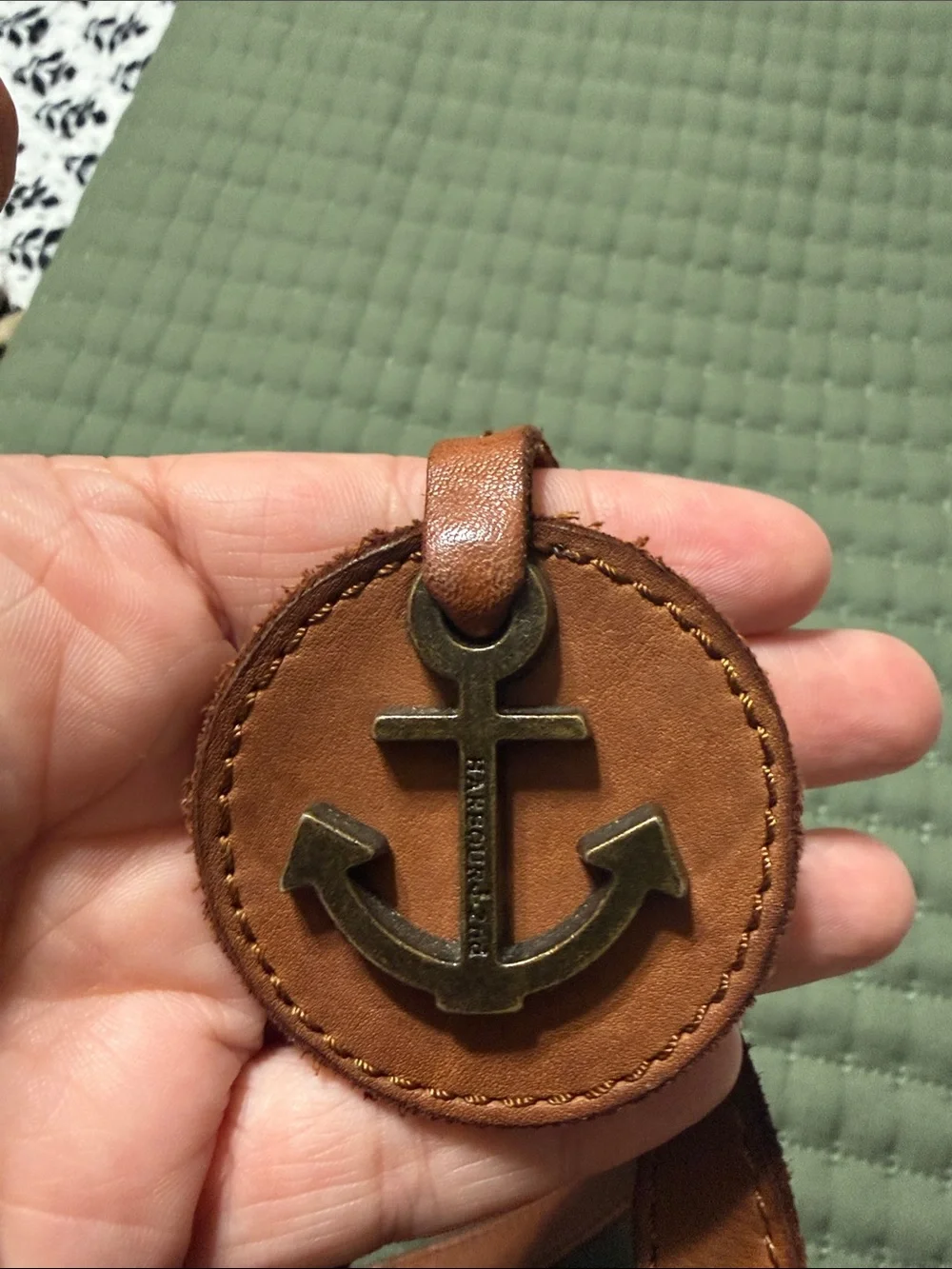 Harbor and 2nd leather purse